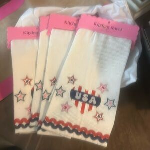 5 simpler southern dish towel - new